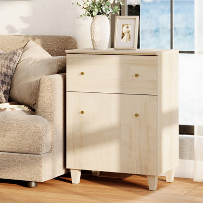 Table de bout avec rangement Maahnoor