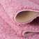 Myshaggy Collection Rugs Solid Design in Pink