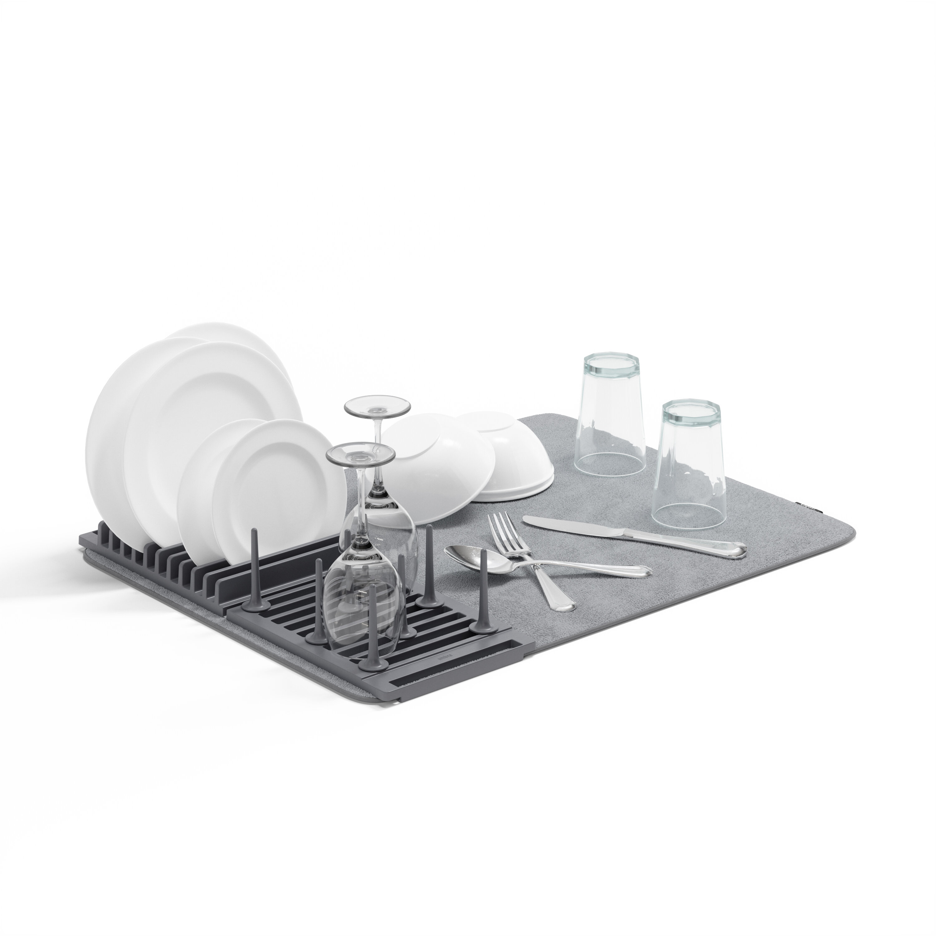 Udry Dish Rack w/ Drying Mat