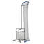 Volleyball Training Net Volleyball Setter Trainer Net Height Adjustable With Ball Collection Bag And Wheels