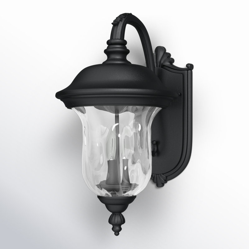 Lanterne murale Antkeo, Noir, H 19,5 po x l 10 po