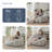 Giant Bean Bag Chair,Oversized Bean Bag Sofa Foam,Faux Fur Shell-Shaped Large Bean Bag For Adults-375068116