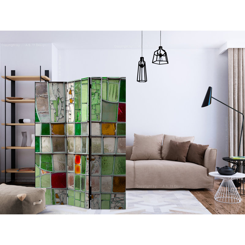 135cm W x 172cm H 3 - Panel Solid Wood Folding Room Divider
