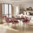 Plush Velvet Upholstered Armchair with Metal Legs-1684486176