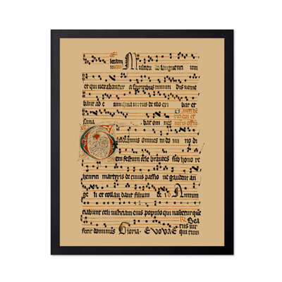 Gregorian Chant Manuscript