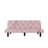 Sofa To Sofa Bed Transformation: 66" Pink Velvet Sofa Bed, Ideal For Family Living Rooms, Apartments & Bedrooms-86875695
