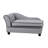 Linen Upholstered Chaise Pet Bed with Hidden Storage-30" L x 18" W x 16" H
