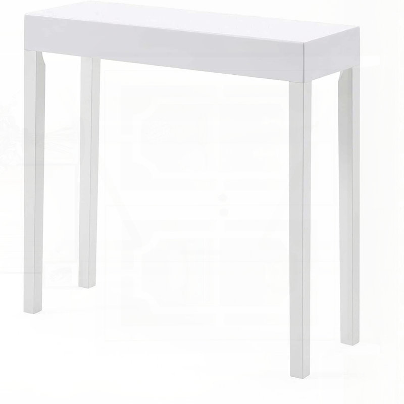 Modern Amy Console Table, Sofa Table, White