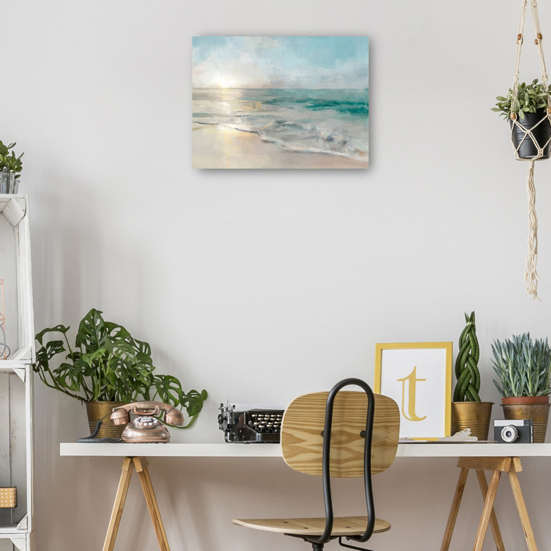 Reproduction d'art sur toile "Coastal Retreat" par Studio Arts, Toile tendue, H 18 po x l 24 po