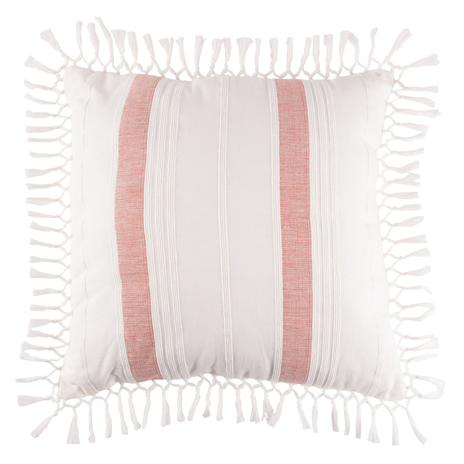 Nathan 20" x 20" Throw Pillow, Rust