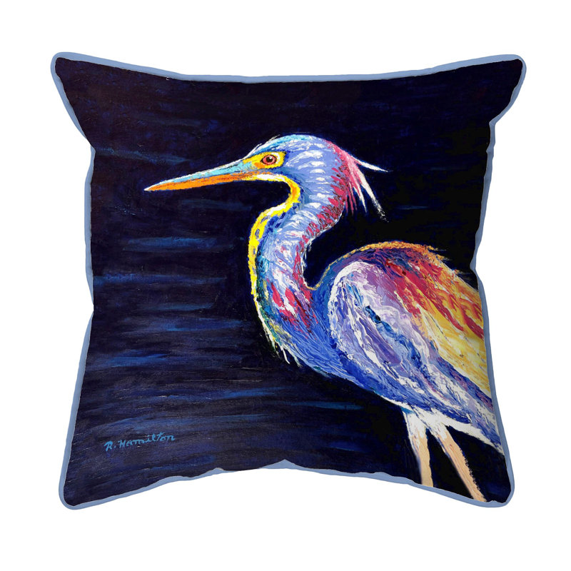 Coussin lombaire intérieur / extérieur Palette Louisiana Heron