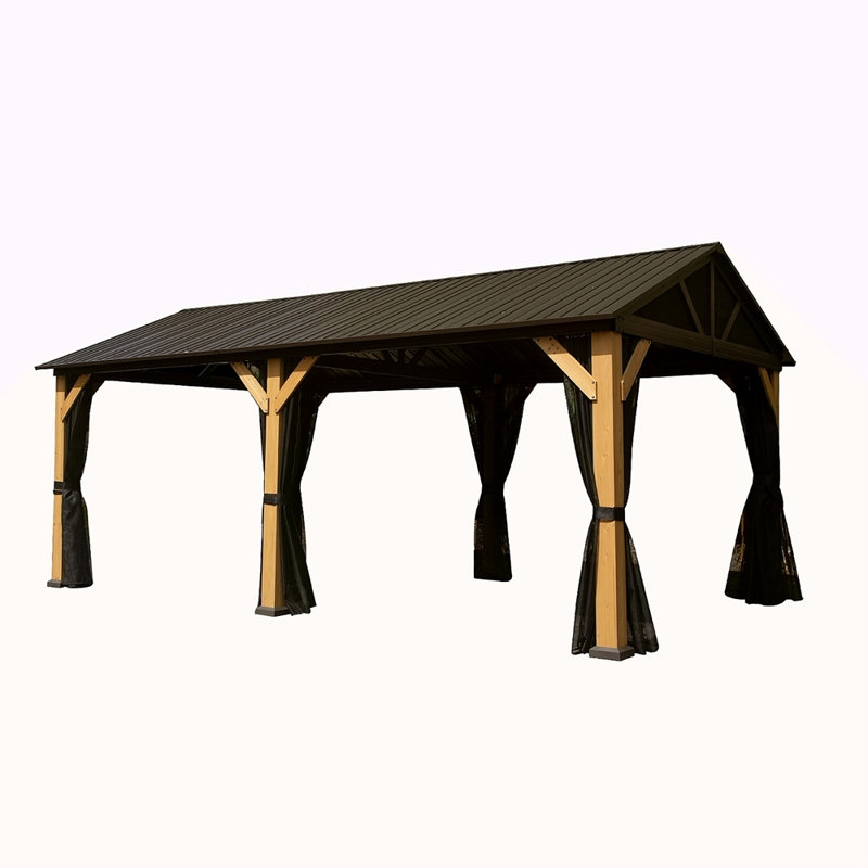 Cedar Wood Gazebo 12'X20'