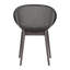 2 chaises longues d'intérieur / d'extérieur en plastique PP gris chaud toutes saisons, légères pour la terrasse, la plage, le salon, le matériau, l'installation facile, le plancher, le tissage en filet, le support ergonomique et le portable-723409643
