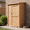 Cedar Wooden Heavy Duty Lean-To Storage Shed With Single Door