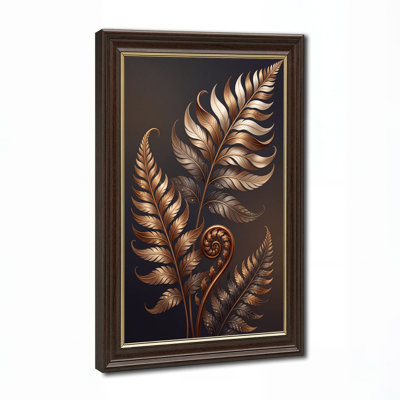 Art sur toile, bronze et or