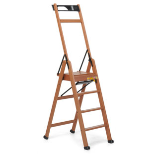 4 - Step Wood Small Step Ladder