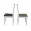 47cm H Velvet Upholstered Parsons Chair in Grey Set of 2