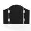 Miroir de coiffeuse Faustine