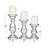 Mango Wood Turned Style Pillar Candle Holders-2134611360