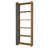 Modern Wall-Mounted Bookshelf, Walnut & Chalcedony Color, 25.4 x 67.0 x 9.5 inches | 100% Melamine Coated Particle Board, 0.7 inches Thick | Numerous Shelves, Stylish Geometric Design, Perfect for Home & Office Storage-1075996058