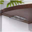Table de cuisine en bois massif de 55 po, convient aux tables pliantes pour petits espaces, table pliante, brun