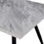 150cm Marble Effect Dining Table Set With 4 Quilted Velvet Chairs-93859442