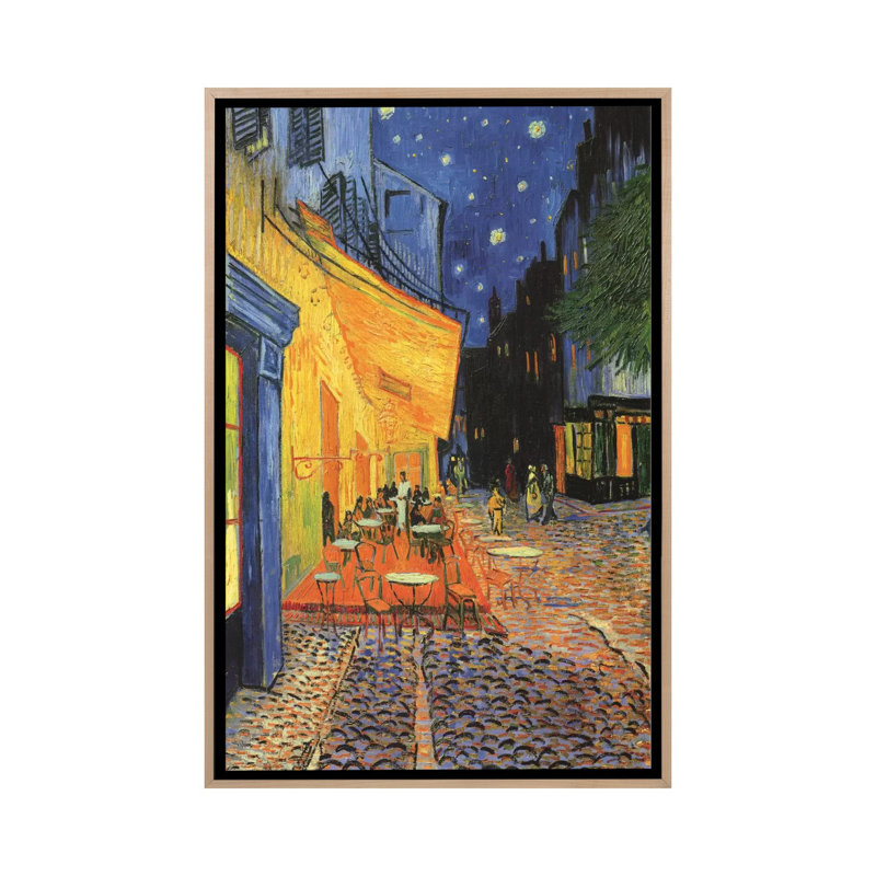 Vincent Van Gogh - Painting on Canvas, Oak Floater Framed, 66.04cm H x 45.72cm W x 3.81cm D