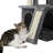 34-Inch Multilevel Plush Double Condos Cat Tree