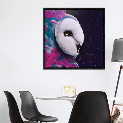 Owl Watercolor Tapices 1 Piece Wall Art on Canvas
