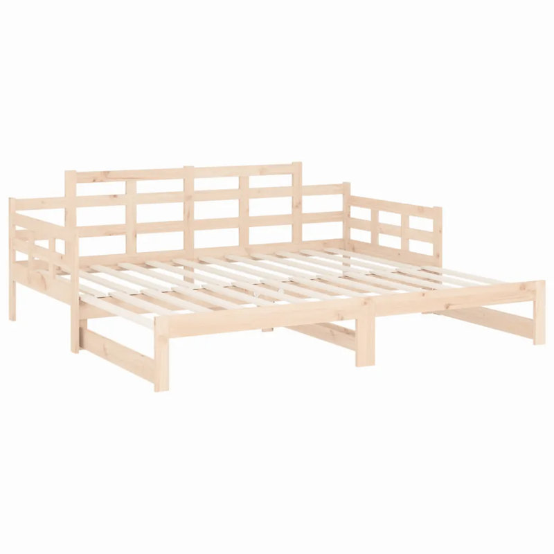 Overby European Single (90 X 200cm) Solid Wood Bed, White