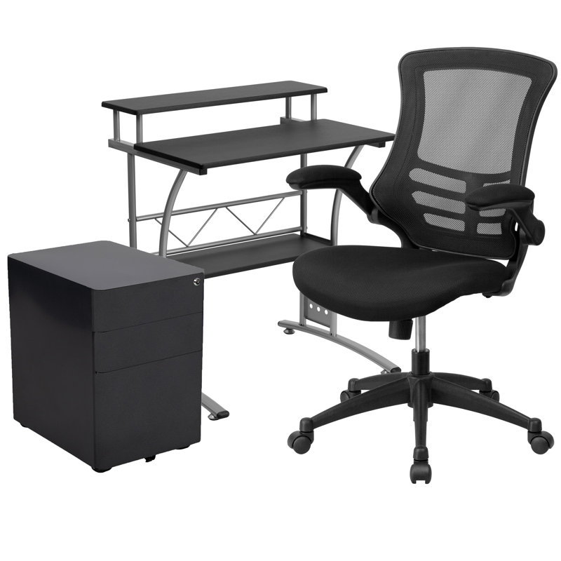 Berezinsky 3 Piece Computer Desk Office Set