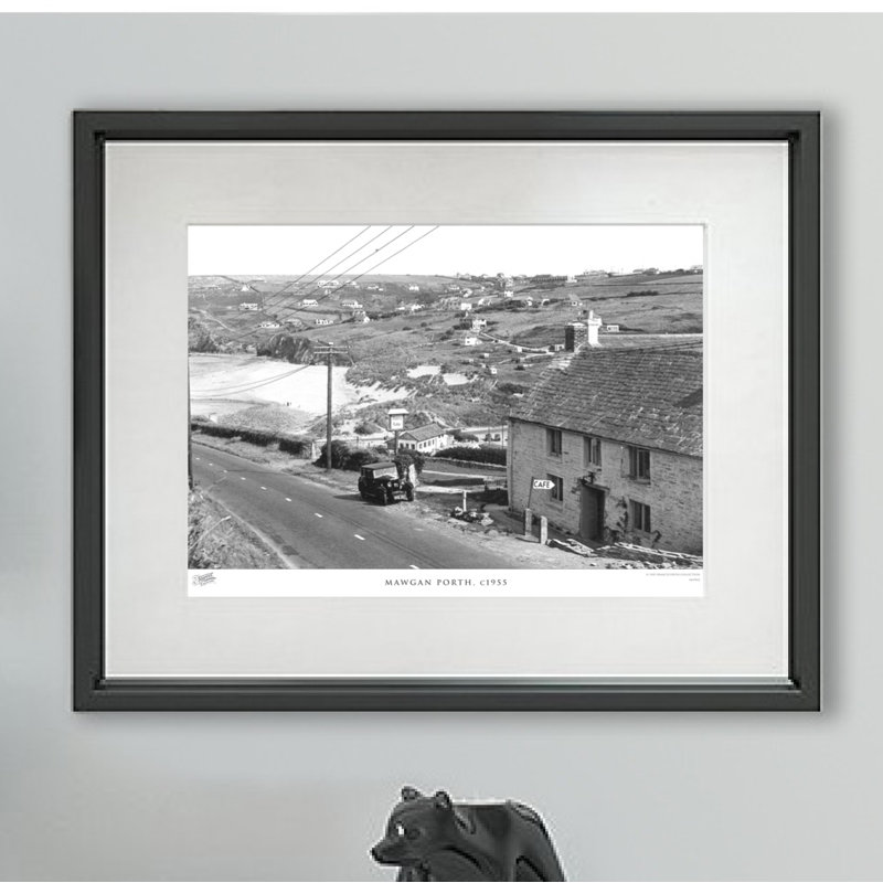 Mawgan Porth, C1955 - Single Picture Frame Print, 45cm H x 60cm W x 2.3cm D