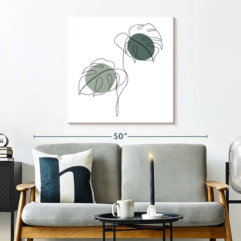 Harnek Minimalist Monstera, H 30 po x l 30 po