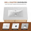 Meuble-lavabo flottant avec lavabo