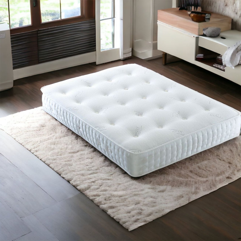 Gabourey White Noise Pocket Sprung 1000 Mattress, Kingsize (5')