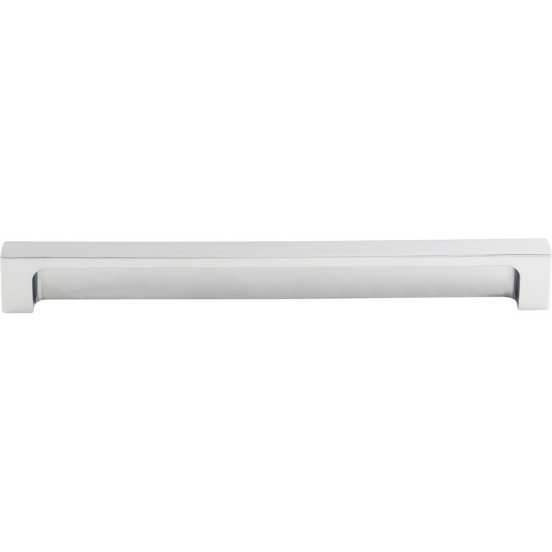 Modern Metro Finger Pull, Polished Chrome, 8" Center to Center