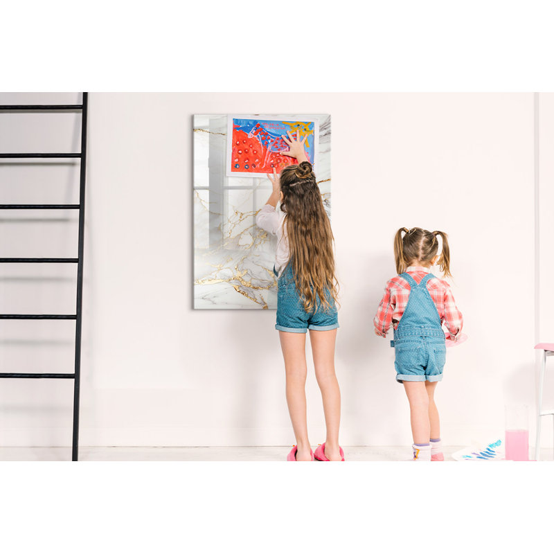 Magnetic Glass Photo Memo Board