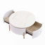 Table basse moderne avec 2 grands tiroirs de rangement Modern (31,5 po)