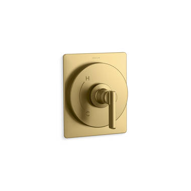 KOHLER Castia™ by Studio McGee Double robe hook - Vibrant Brushed Moderne  Brass - Royal Bath Place