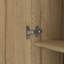 Armoire de rangement à deux portes Virginia, cinq tablettes