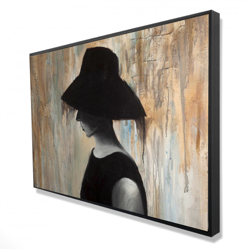 " Audrey Hepburn With A Big Hat "