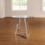 Round Glass Top Metal Base Dining Table