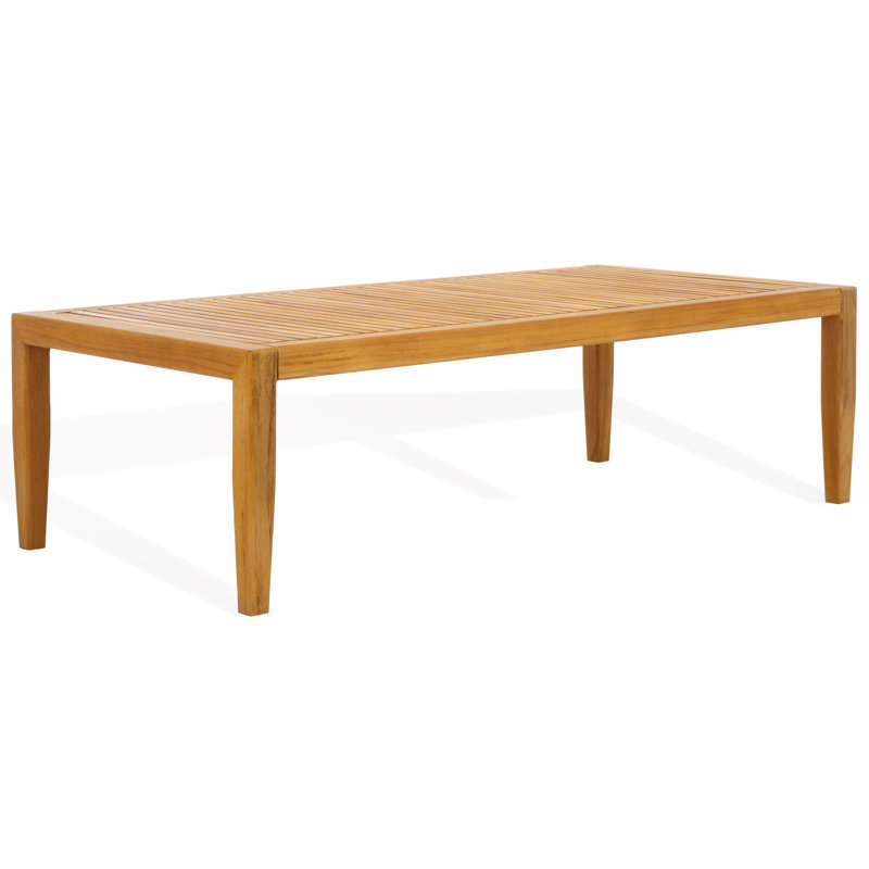 Soma Outdoor Rectangular Teak Coffee Table