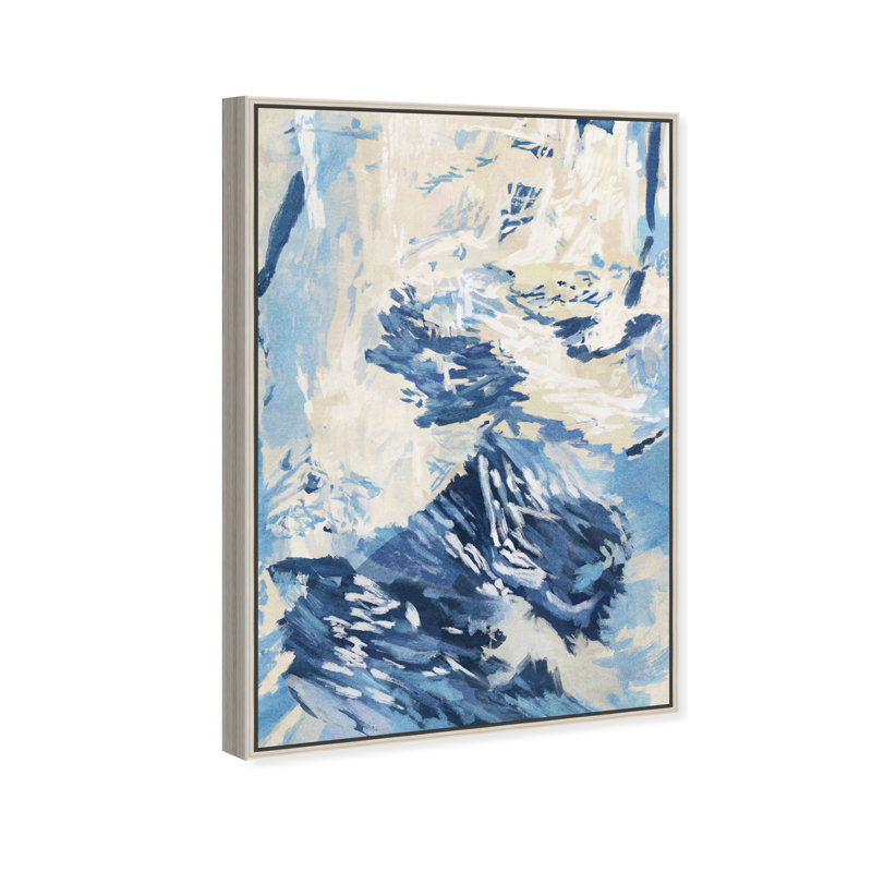 Coastal Feel I Print by Oliver Gal, 11"H x 16"W, Silver Floater Frame