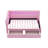Upholstered Twin Platform Bed with LED Lights, USB Ports and 2 Storage Drawers for Kids/Teens-23505511