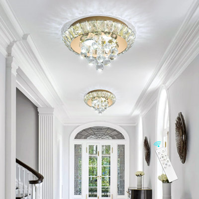 Lustre en cristal Modern Glam doré