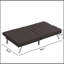 Canapé-lit convertible polyvalent avec pieds robustes en acier inoxydable pour tous les espaces