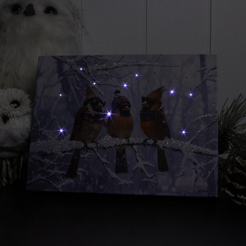 Cardinal Row 8x6 Lighted Tabletop Canvas