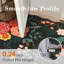Tapis noir à motif floral moderne Aurora-1043961028-1044164295