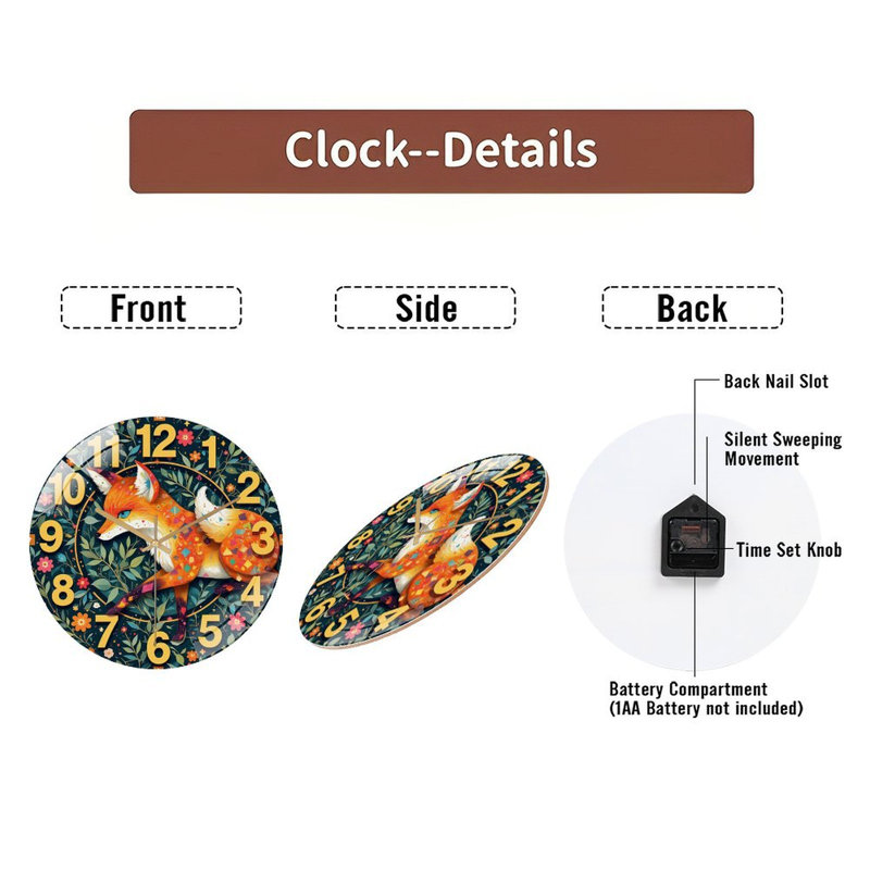 Horloge murale 12 pi